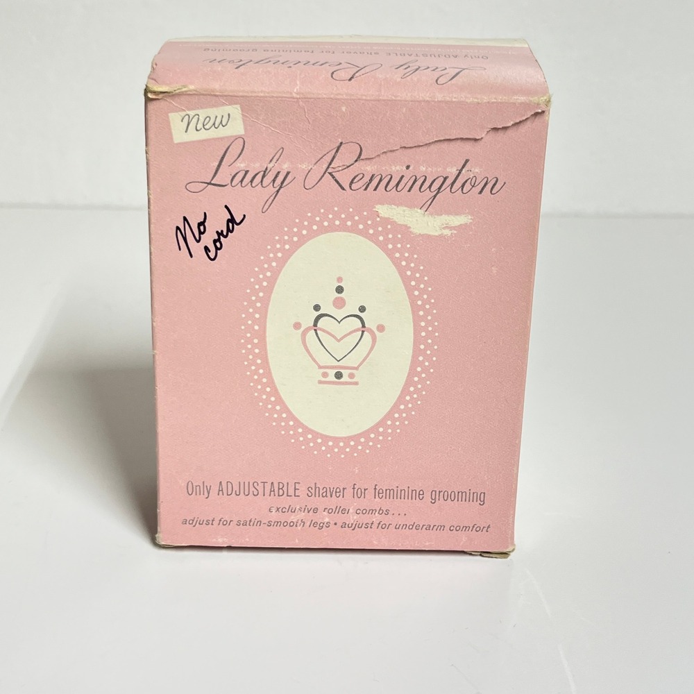 Vintage Lady Remington Electric Shaver Roller‎ Combs Leg Underarms Grooming